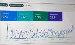 an image of google search console